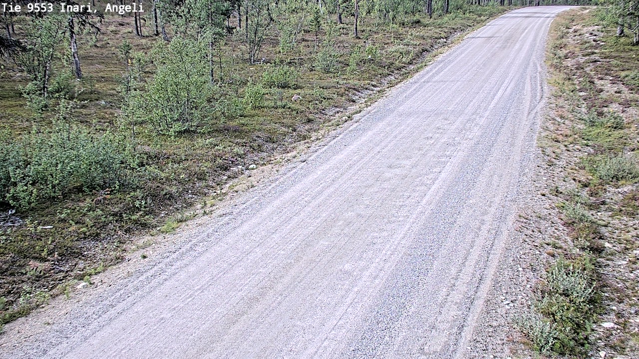 Weather Camera Image Road 9553 Inari, Angeli, Lintupuolivaara, Inari, Lappi