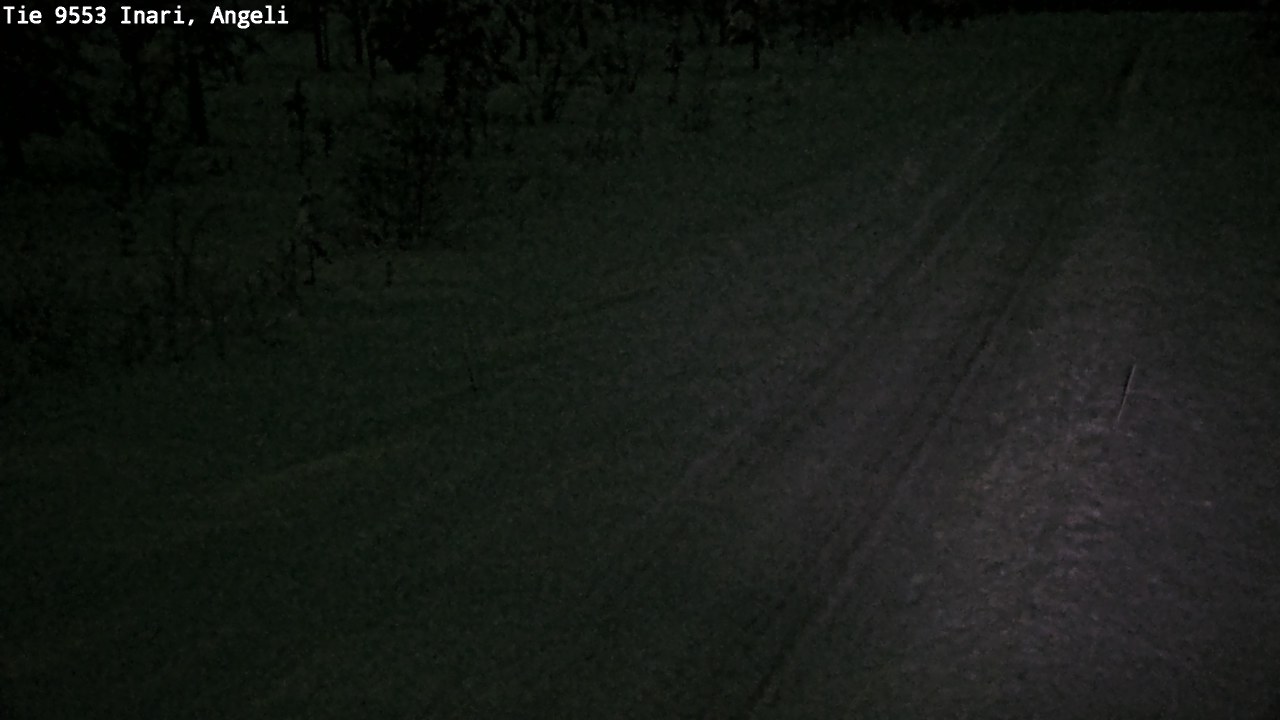 Weather Camera Image Road 9553 Inari, Angeli, Lintupuolivaara, Inari, Lappi