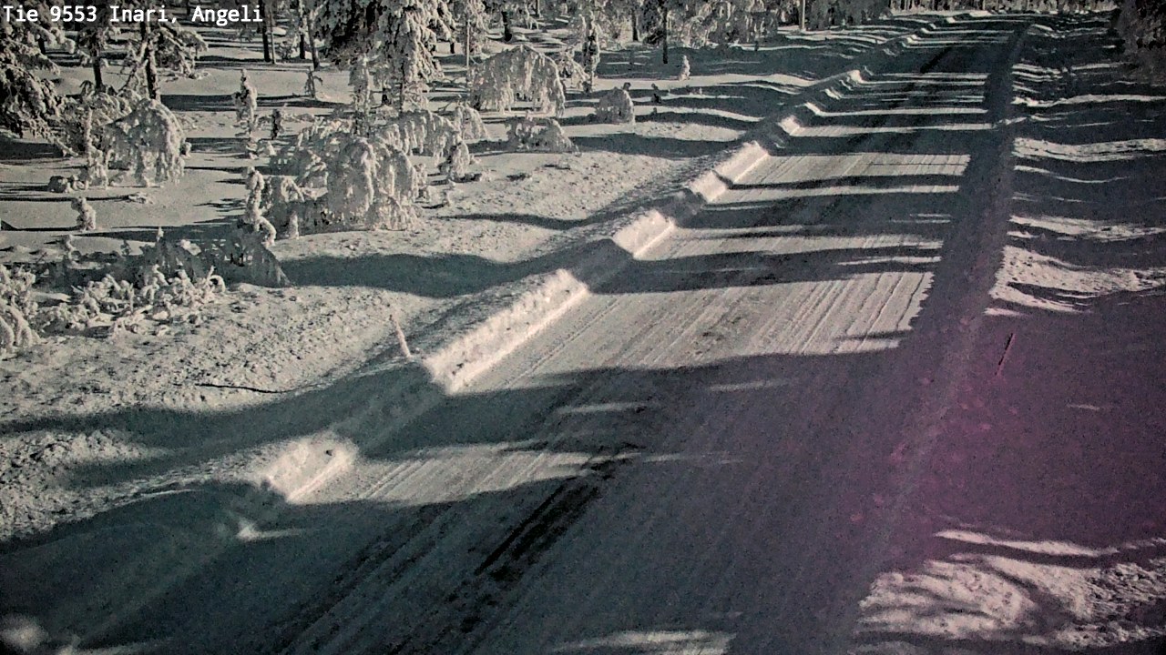 Kelikamerat Kuva Tie 9553 Inari, Angeli, Lintupuolivaara, Inari, Lappi