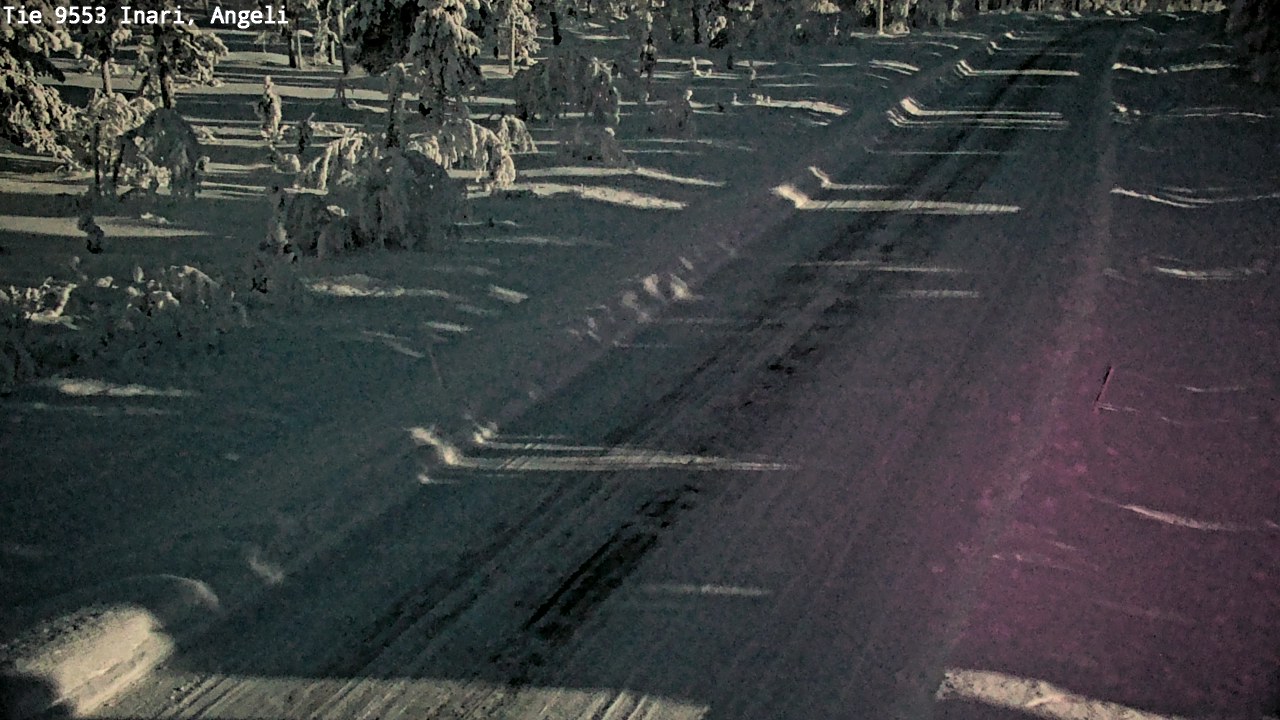 Kelikamerat Kuva Tie 9553 Inari, Angeli, Lintupuolivaara, Inari, Lappi