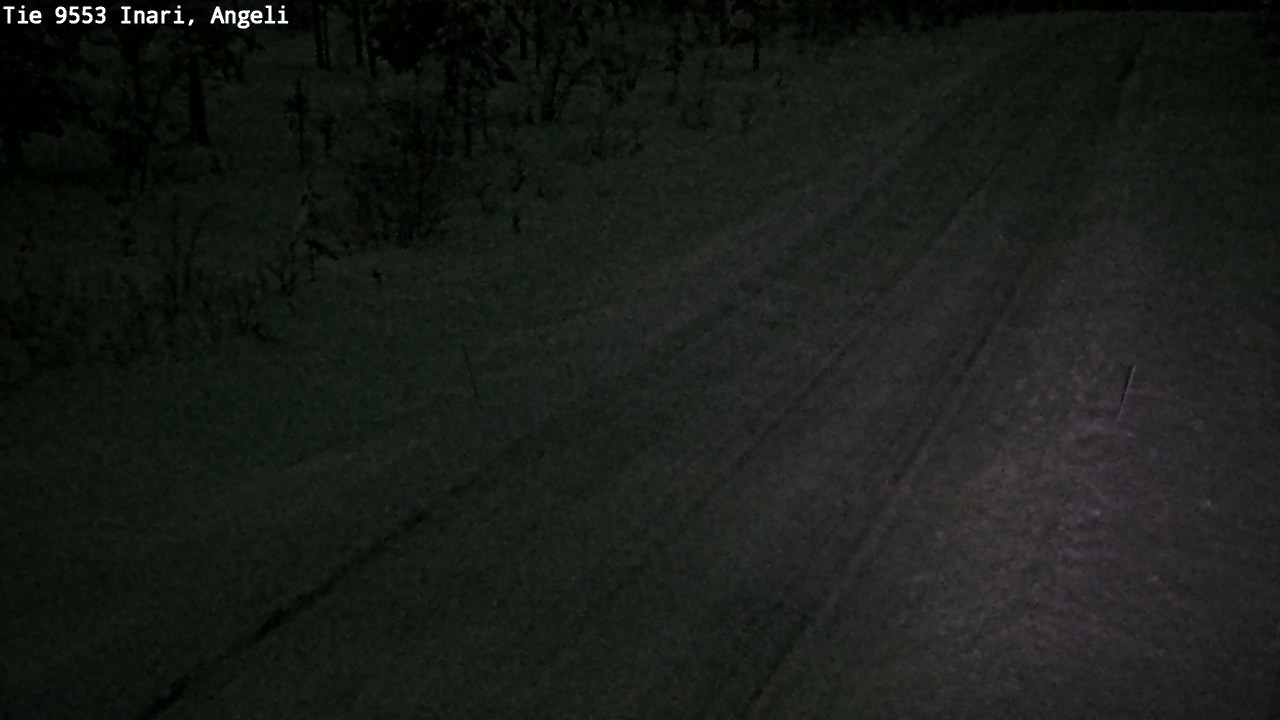 Weather Camera Image Road 9553 Inari, Angeli, Lintupuolivaara, Inari, Lappi