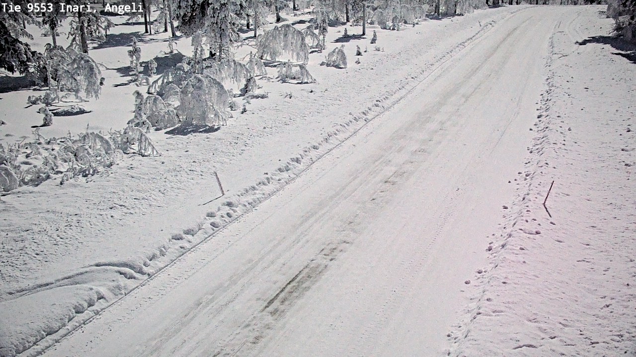 Kelikamerat Kuva Tie 9553 Inari, Angeli, Lintupuolivaara, Inari, Lappi