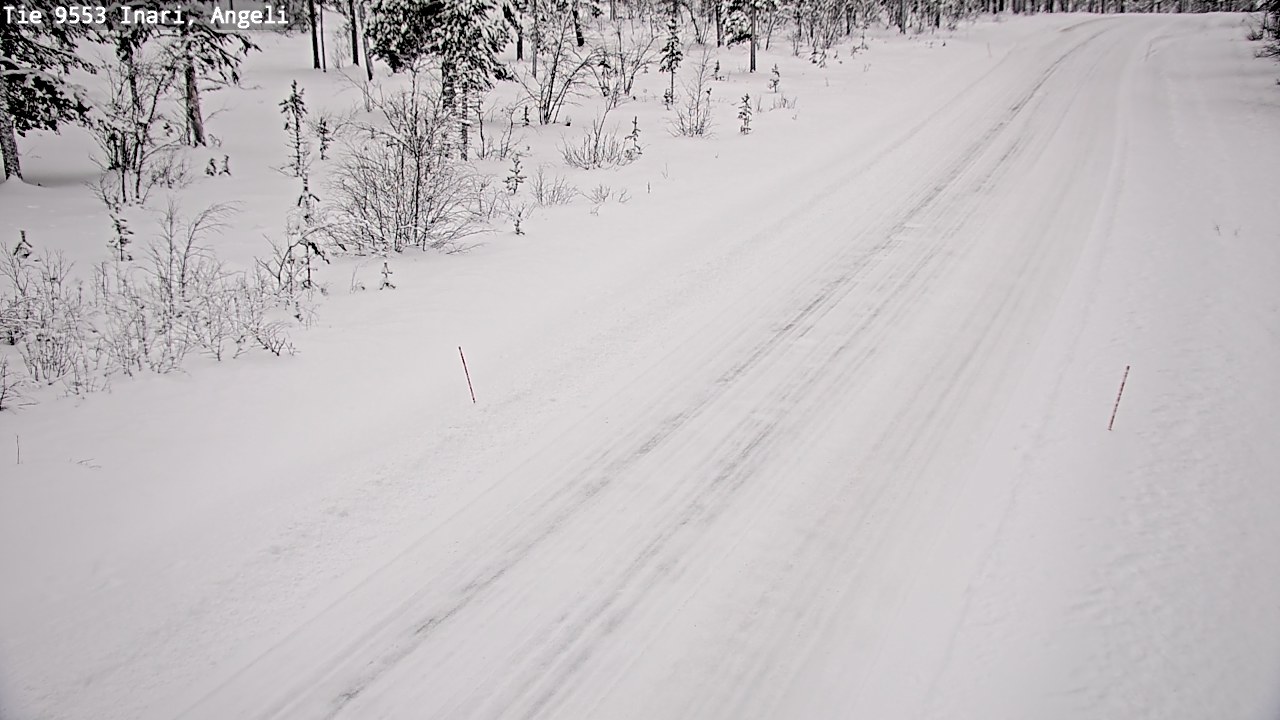 Kelikamerat Kuva Tie 9553 Inari, Angeli, Lintupuolivaara, Inari, Lappi