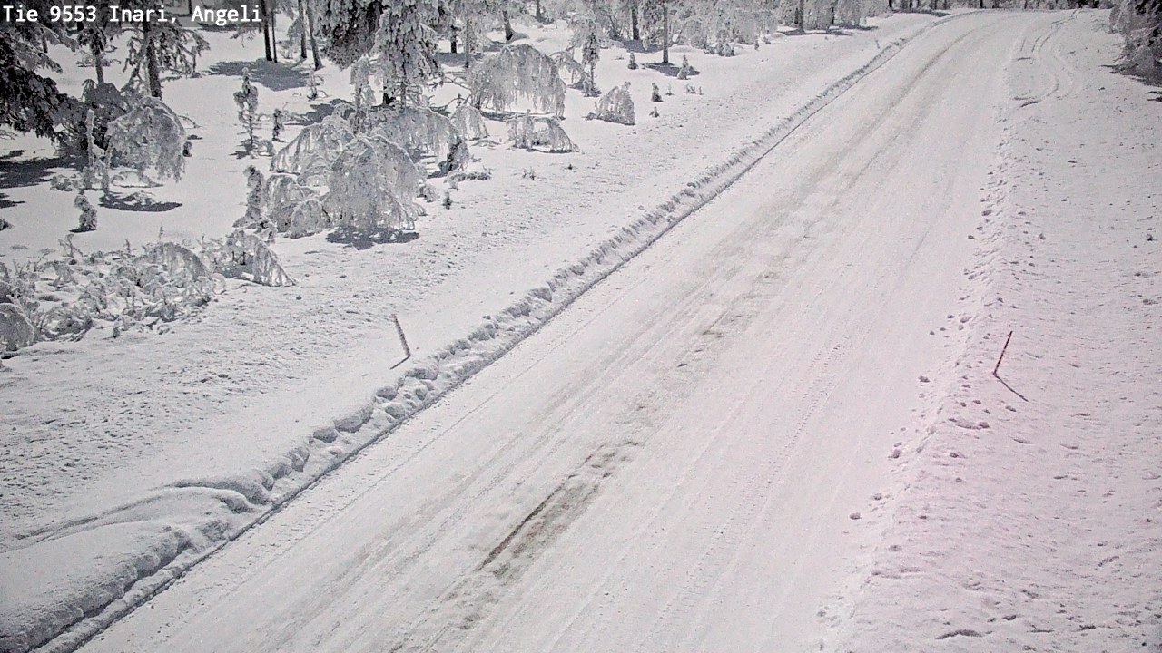 Kelikamerat Kuva Tie 9553 Inari, Angeli, Lintupuolivaara, Inari, Lappi