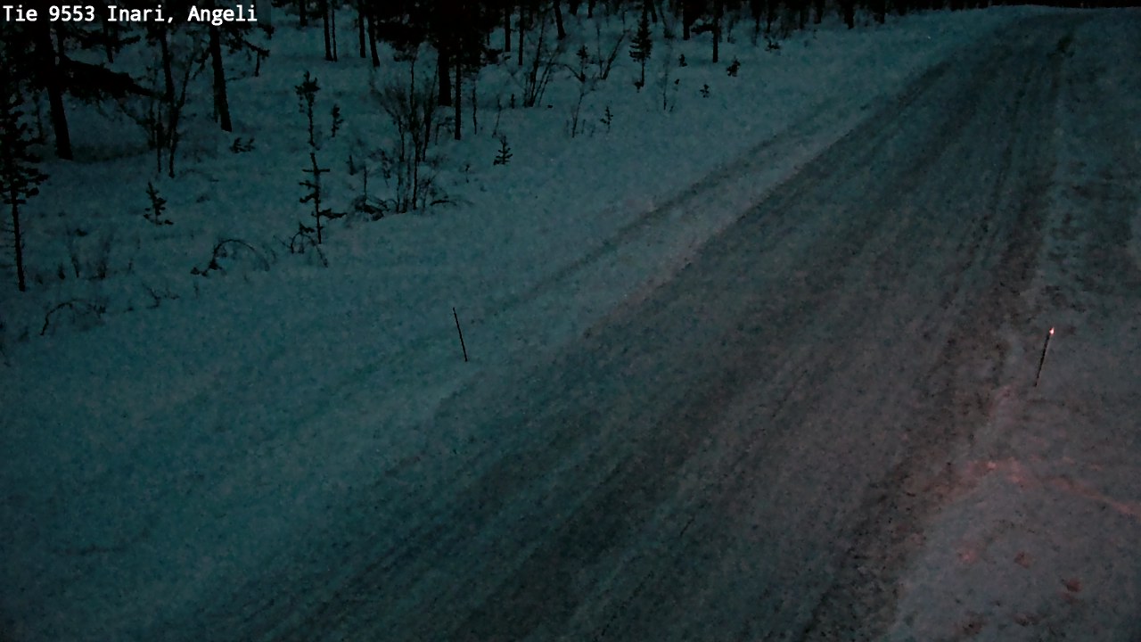 Kelikamerat Kuva Tie 9553 Inari, Angeli, Lintupuolivaara, Inari, Lappi