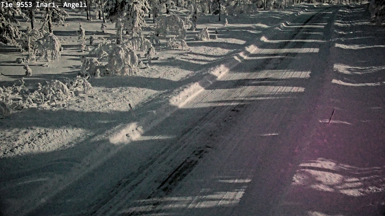 Kelikamerat Kuva Tie 9553 Inari, Angeli, Lintupuolivaara, Inari, Lappi