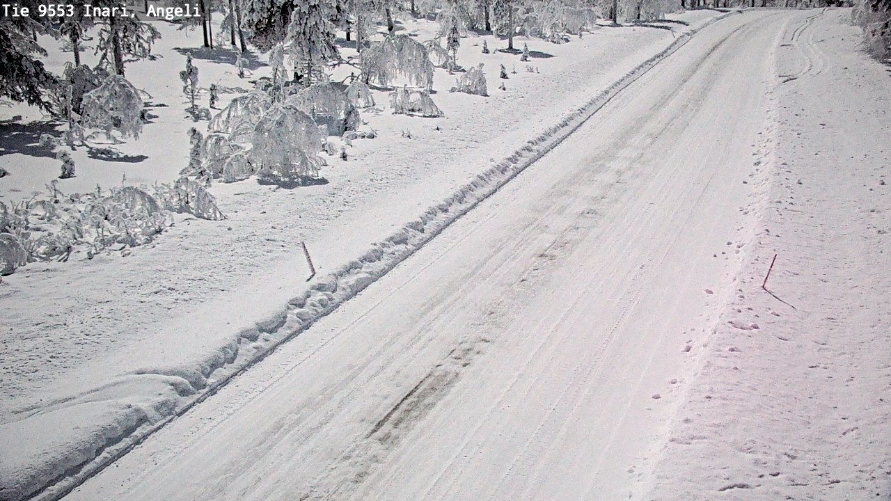 Kelikamerat Kuva Tie 9553 Inari, Angeli, Lintupuolivaara, Inari, Lappi