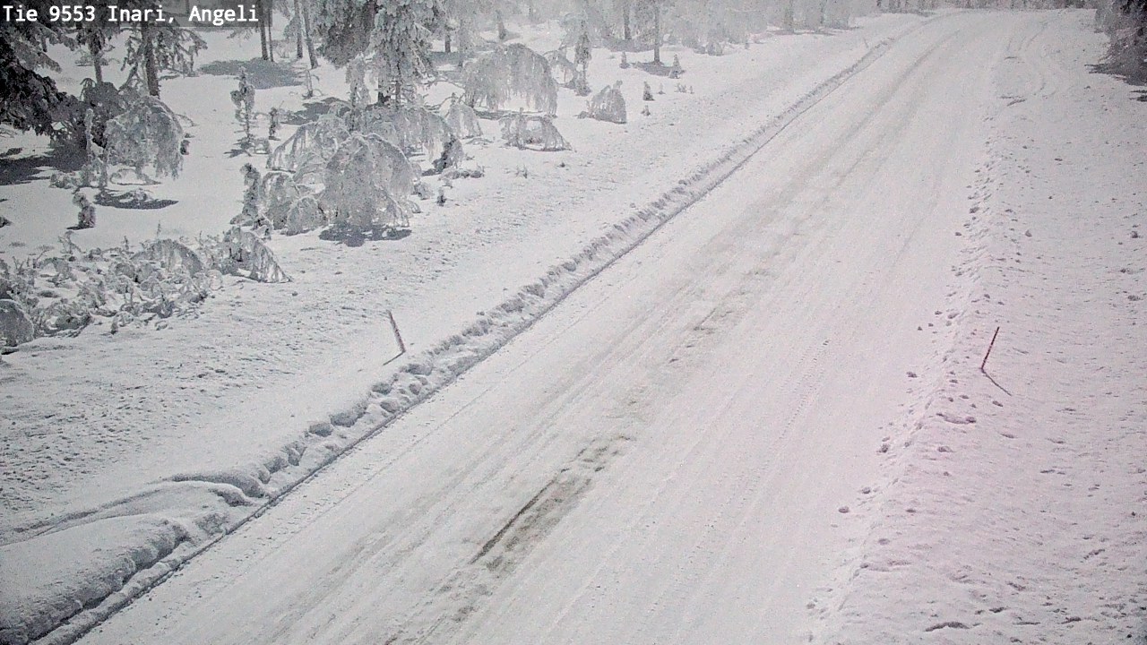 Kelikamerat Kuva Tie 9553 Inari, Angeli, Lintupuolivaara, Inari, Lappi