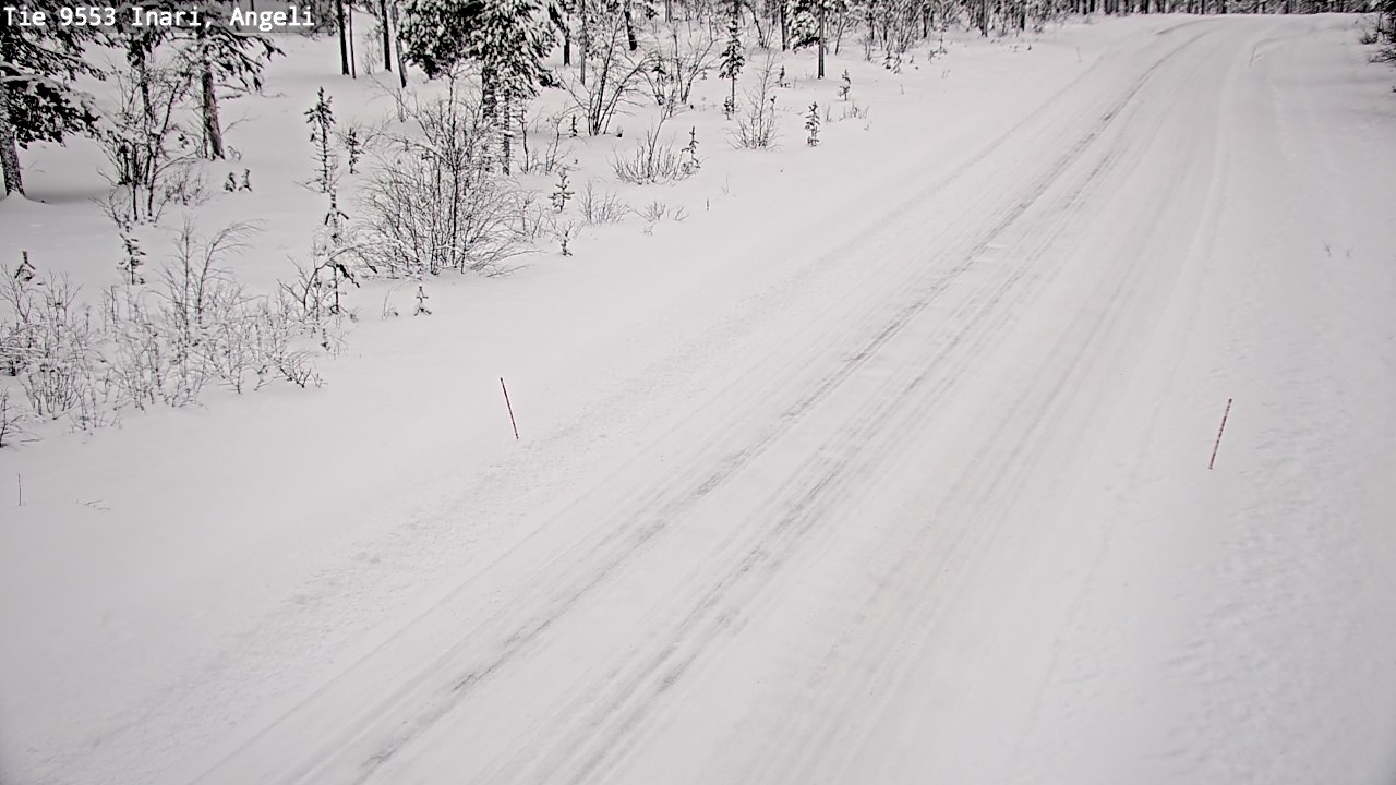 Kelikamerat Kuva Tie 9553 Inari, Angeli, Lintupuolivaara, Inari, Lappi