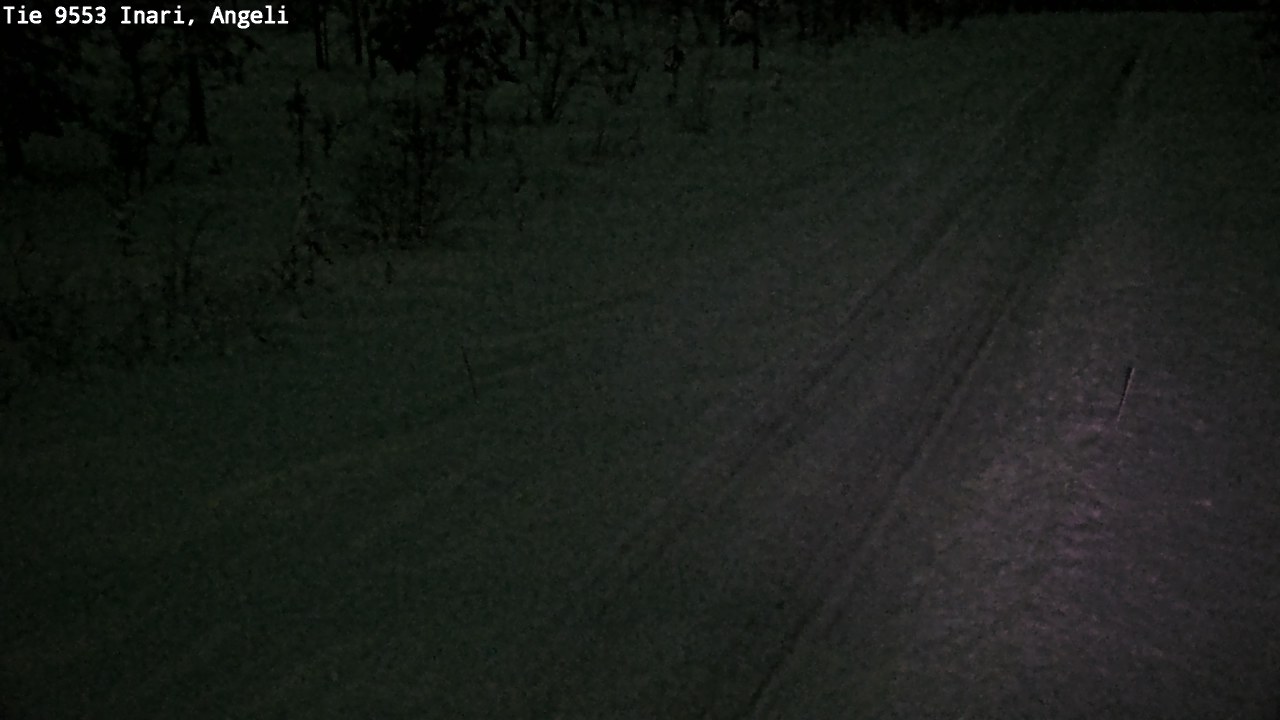 Weather Camera Image Road 9553 Inari, Angeli, Lintupuolivaara, Inari, Lappi