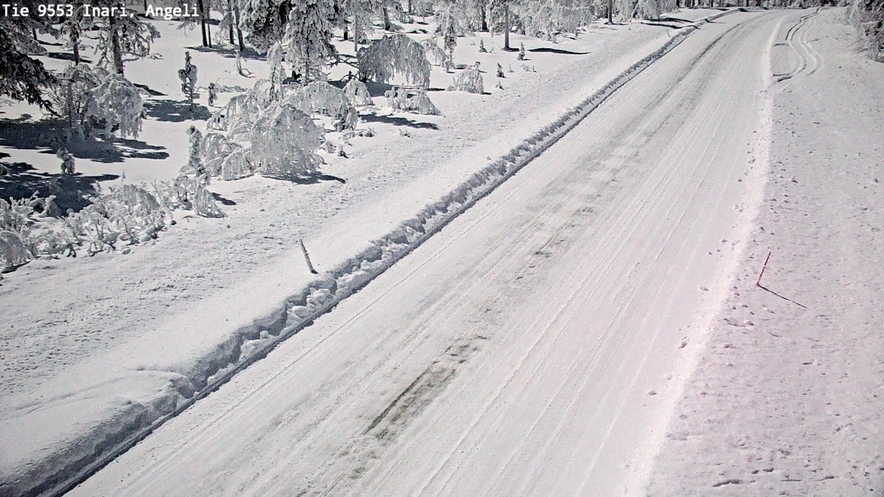 Kelikamerat Kuva Tie 9553 Inari, Angeli, Lintupuolivaara, Inari, Lappi