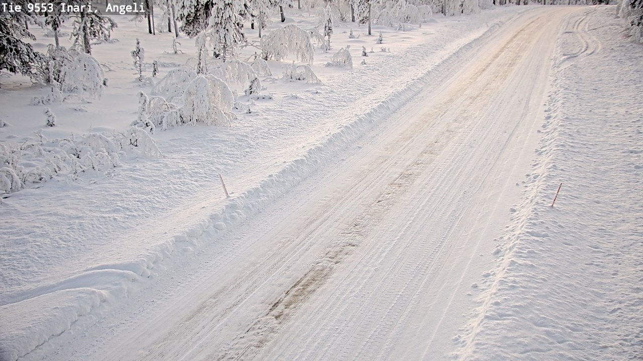 Kelikamerat Kuva Tie 9553 Inari, Angeli, Lintupuolivaara, Inari, Lappi