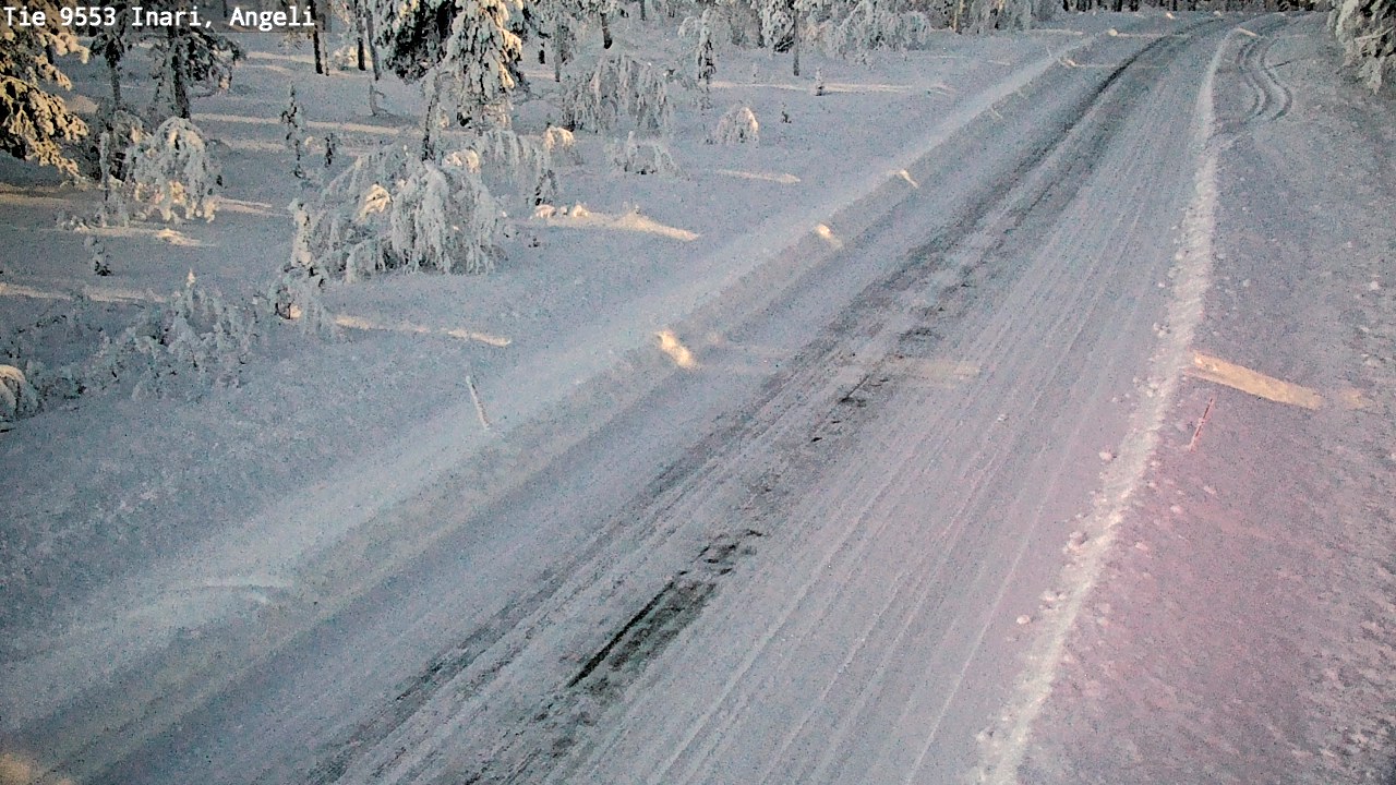 Kelikamerat Kuva Tie 9553 Inari, Angeli, Lintupuolivaara, Inari, Lappi