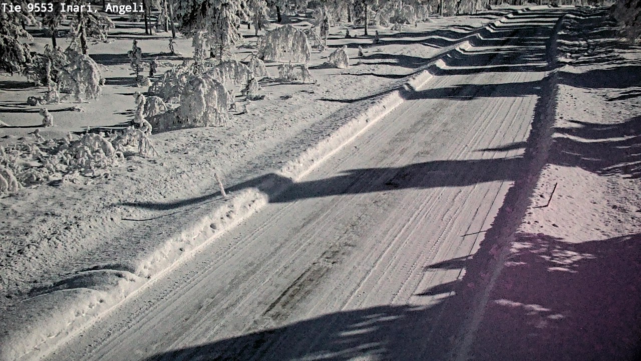 Kelikamerat Kuva Tie 9553 Inari, Angeli, Lintupuolivaara, Inari, Lappi