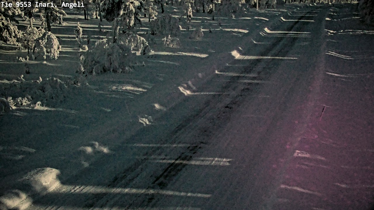 Kelikamerat Kuva Tie 9553 Inari, Angeli, Lintupuolivaara, Inari, Lappi