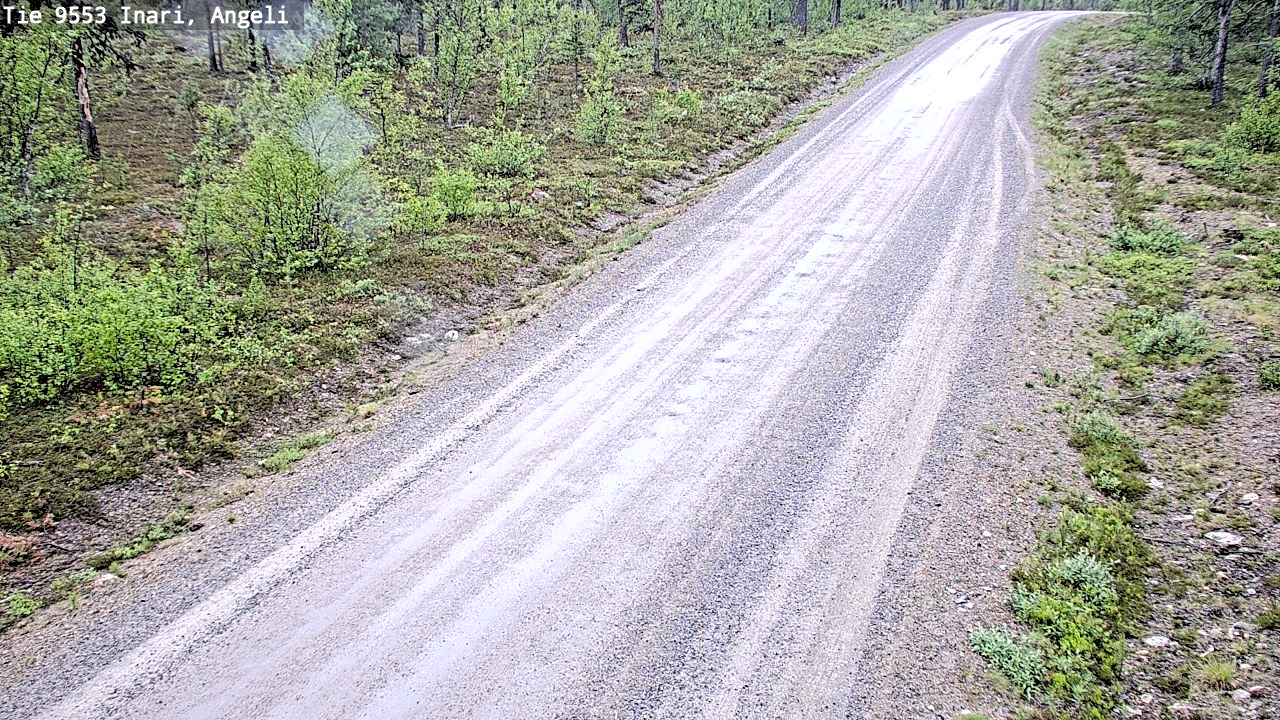 Weather Camera Image Väg 9553 Inari, Angeli, Lintupuolivaara, Inari, Lappi