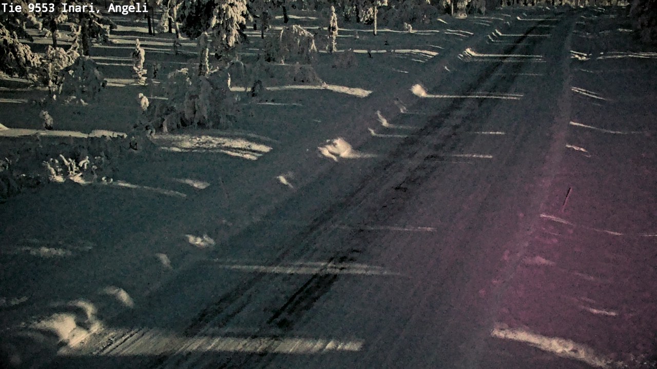 Kelikamerat Kuva Tie 9553 Inari, Angeli, Lintupuolivaara, Inari, Lappi