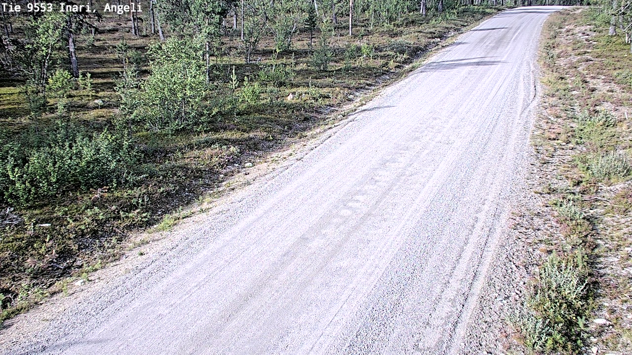 Weather Camera Image Road 9553 Inari, Angeli, Lintupuolivaara, Inari, Lappi