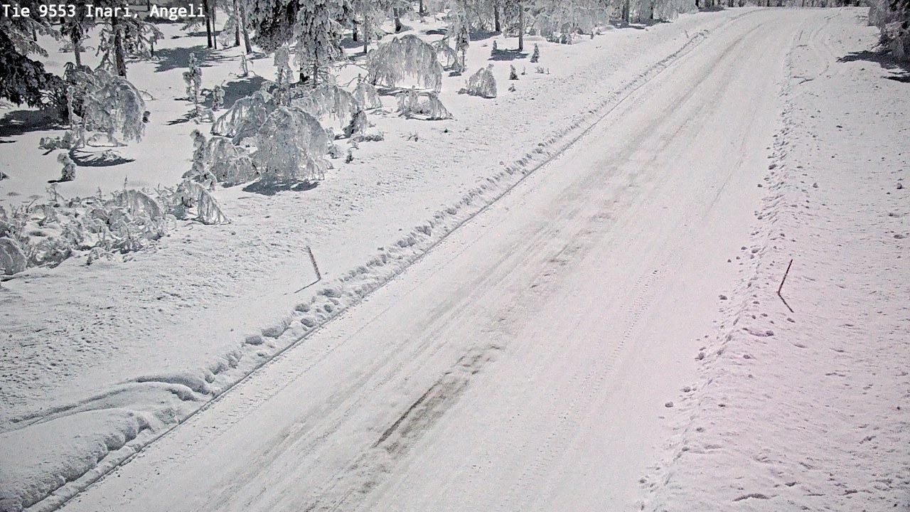 Kelikamerat Kuva Tie 9553 Inari, Angeli, Lintupuolivaara, Inari, Lappi