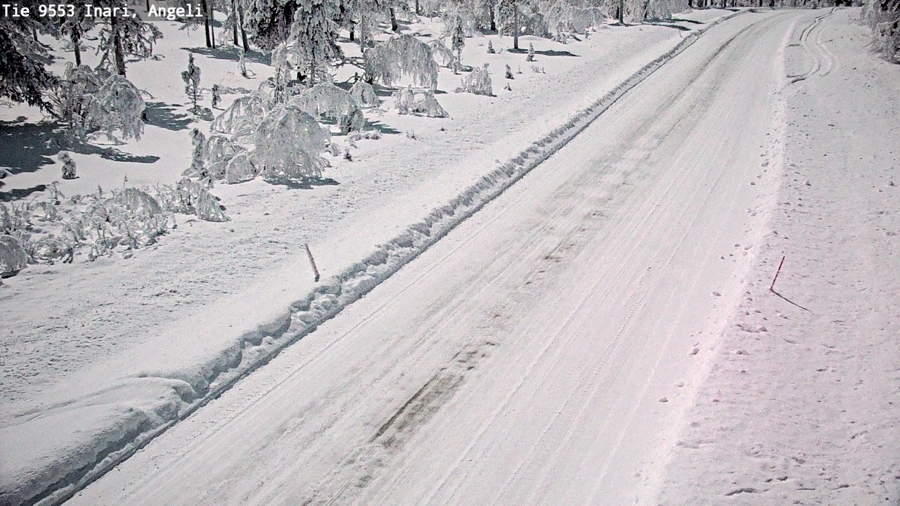 Kelikamerat Kuva Tie 9553 Inari, Angeli, Lintupuolivaara, Inari, Lappi