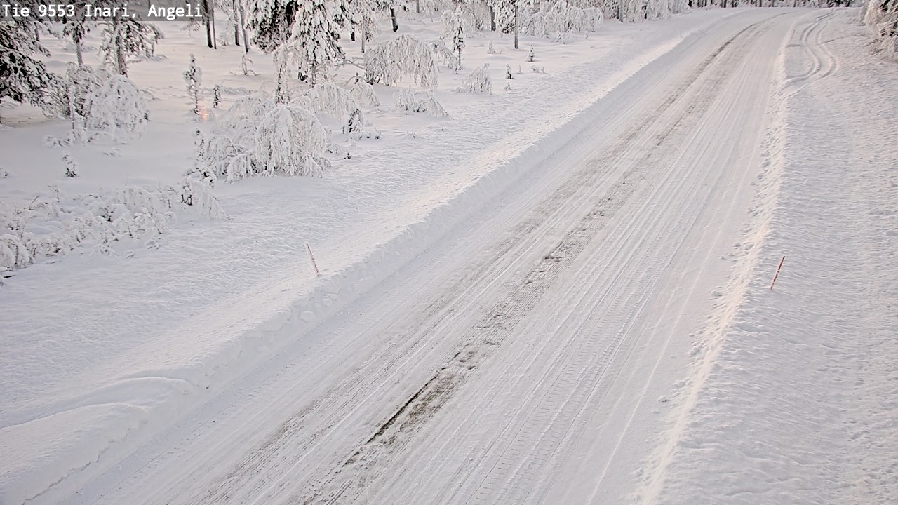 Kelikamerat Kuva Tie 9553 Inari, Angeli, Lintupuolivaara, Inari, Lappi