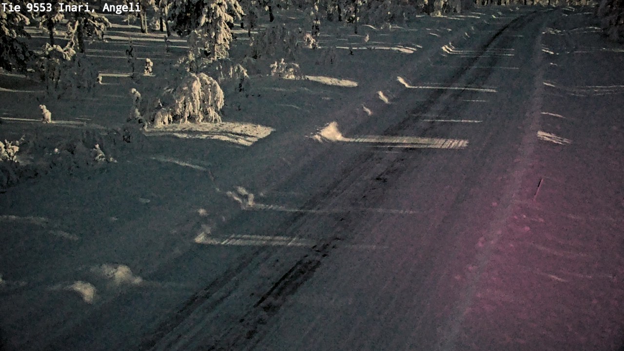 Kelikamerat Kuva Tie 9553 Inari, Angeli, Lintupuolivaara, Inari, Lappi