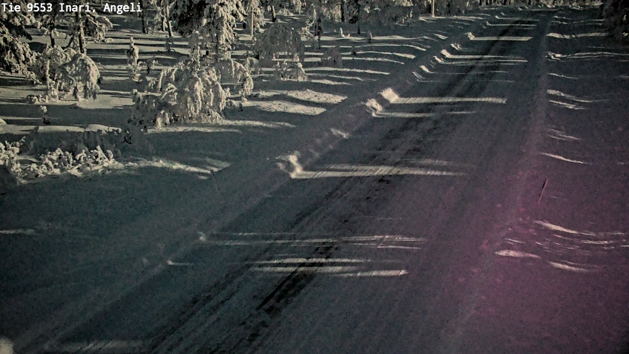 Kelikamerat Kuva Tie 9553 Inari, Angeli, Lintupuolivaara, Inari, Lappi