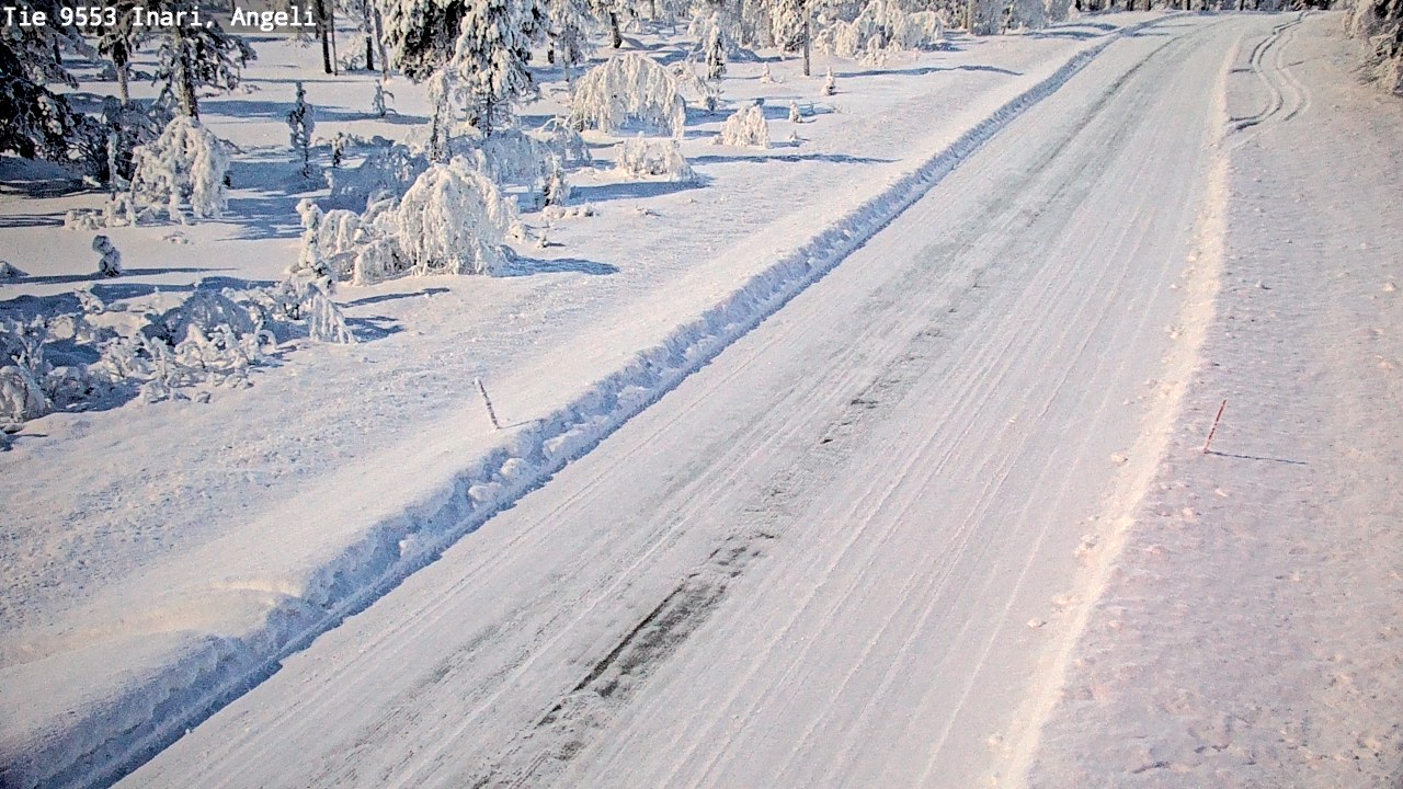 Kelikamerat Kuva Tie 9553 Inari, Angeli, Lintupuolivaara, Inari, Lappi