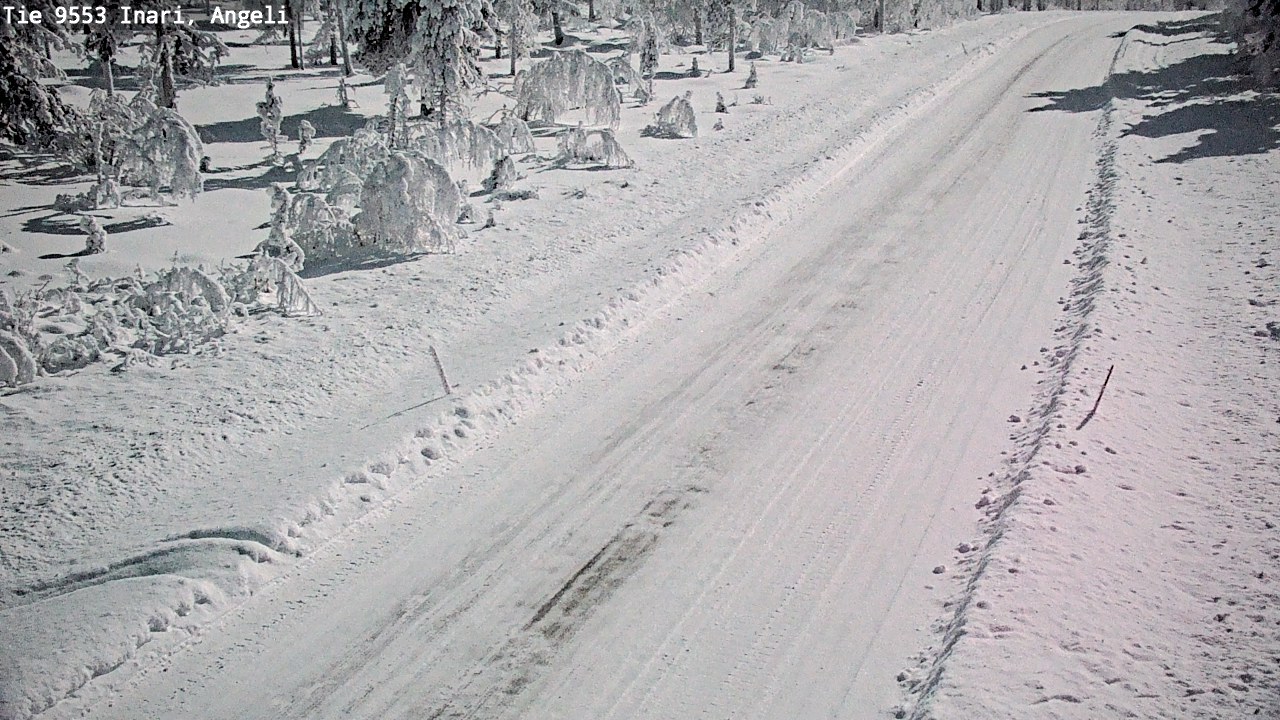Kelikamerat Kuva Tie 9553 Inari, Angeli, Lintupuolivaara, Inari, Lappi