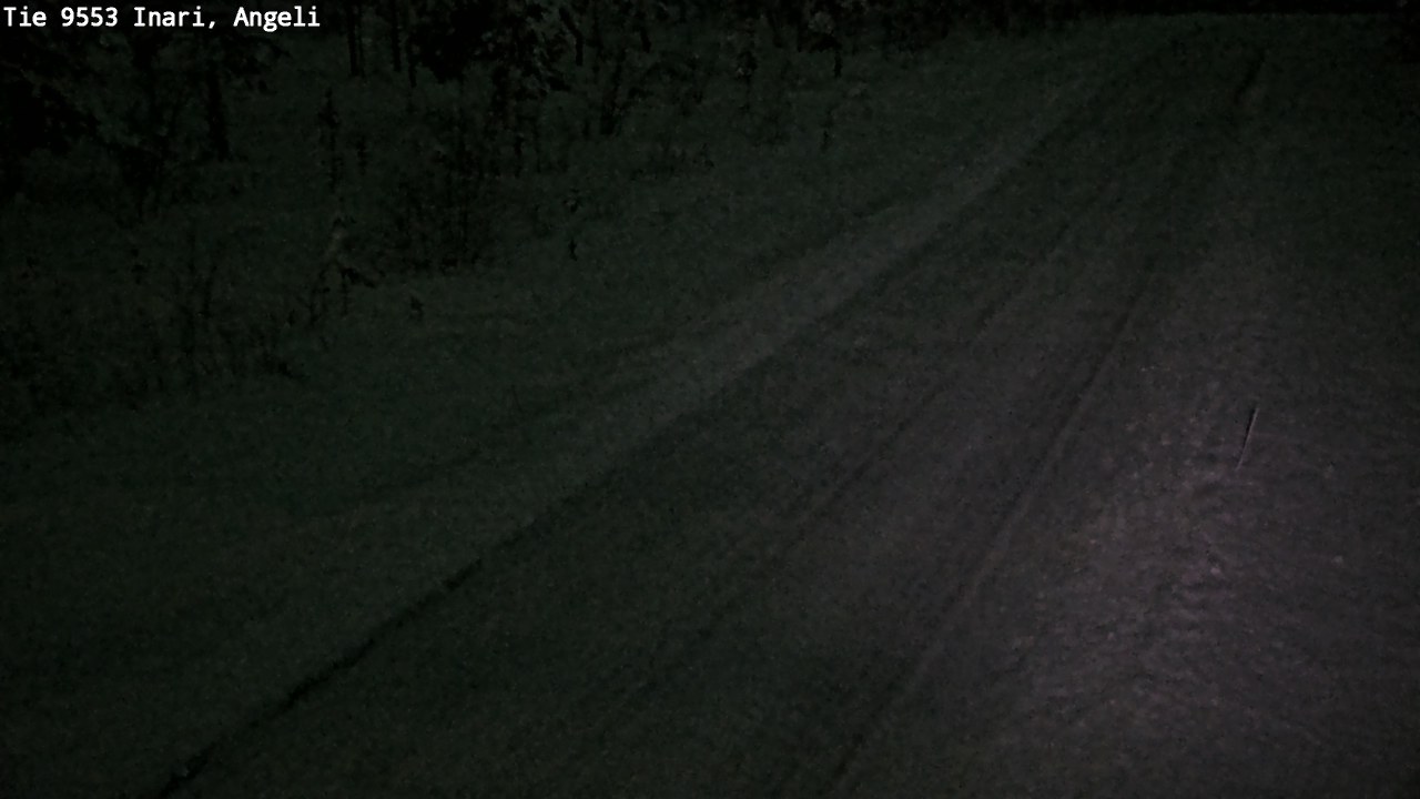 Weather Camera Image Road 9553 Inari, Angeli, Lintupuolivaara, Inari, Lappi