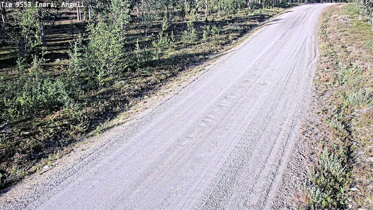 Weather Camera Image Road 9553 Inari, Angeli, Lintupuolivaara, Inari, Lappi