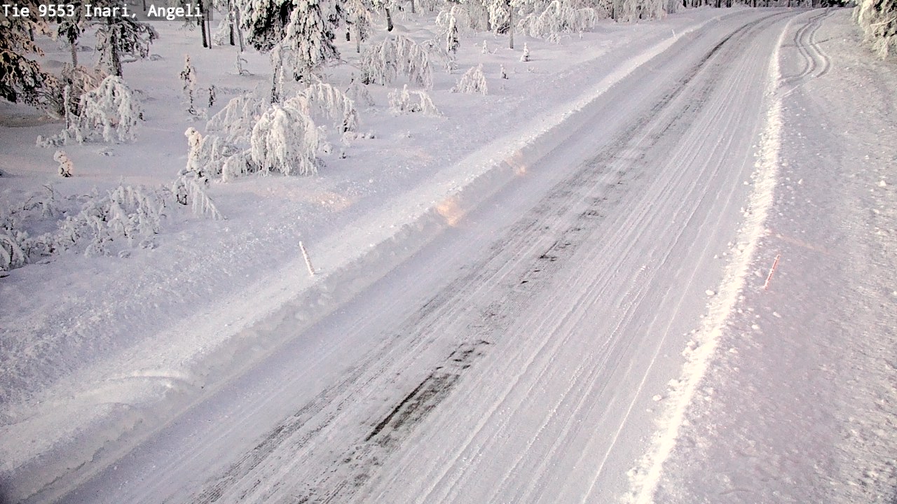 Kelikamerat Kuva Tie 9553 Inari, Angeli, Lintupuolivaara, Inari, Lappi