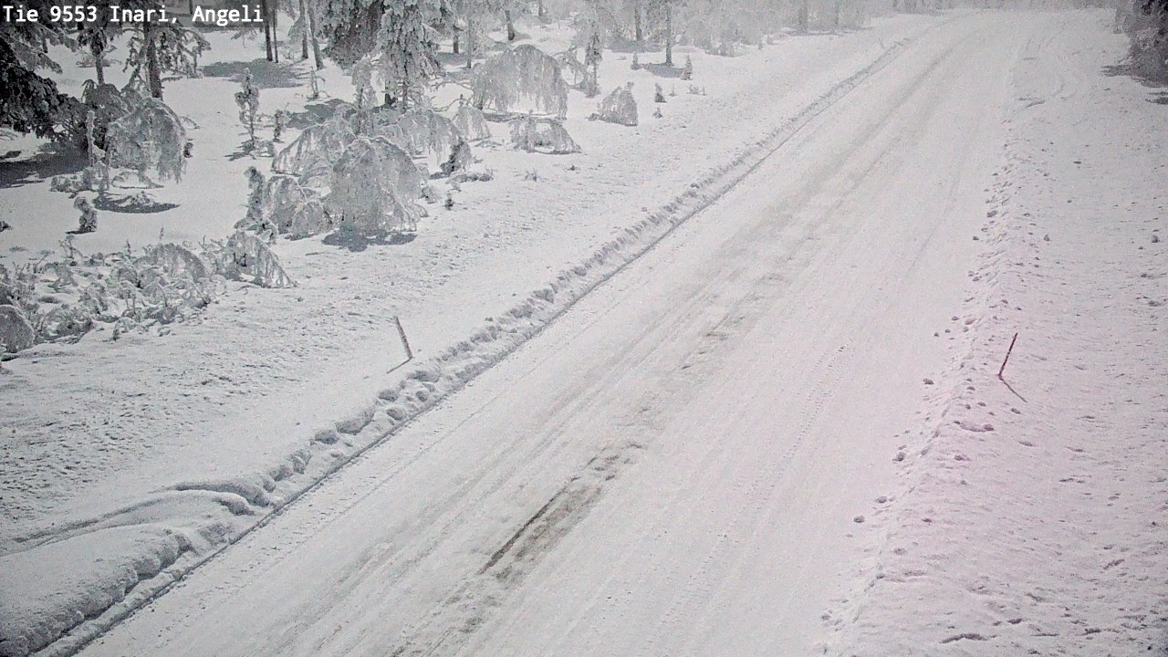 Kelikamerat Kuva Tie 9553 Inari, Angeli, Lintupuolivaara, Inari, Lappi