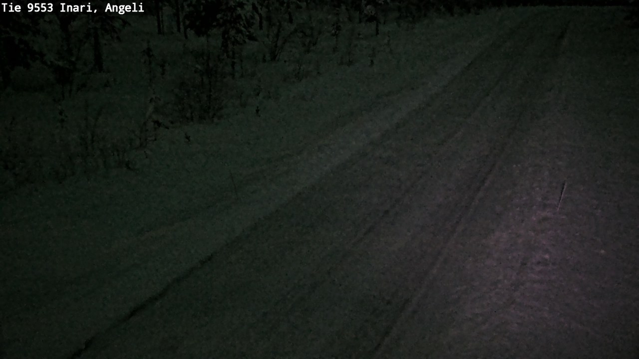 Weather Camera Image Road 9553 Inari, Angeli, Lintupuolivaara, Inari, Lappi