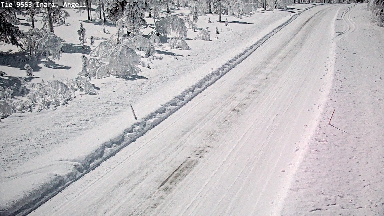 Kelikamerat Kuva Tie 9553 Inari, Angeli, Lintupuolivaara, Inari, Lappi