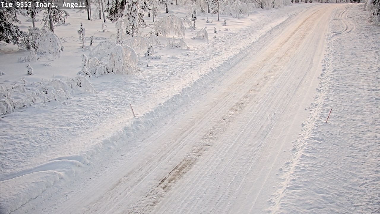 Kelikamerat Kuva Tie 9553 Inari, Angeli, Lintupuolivaara, Inari, Lappi