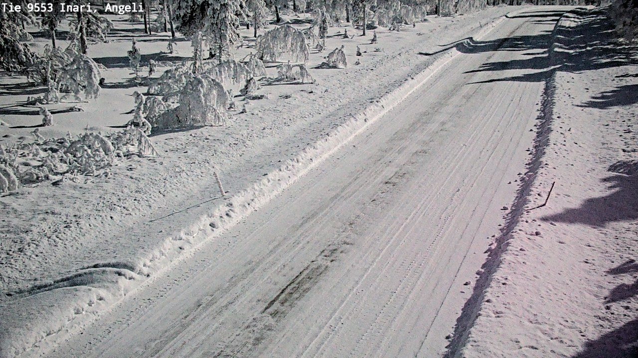 Kelikamerat Kuva Tie 9553 Inari, Angeli, Lintupuolivaara, Inari, Lappi