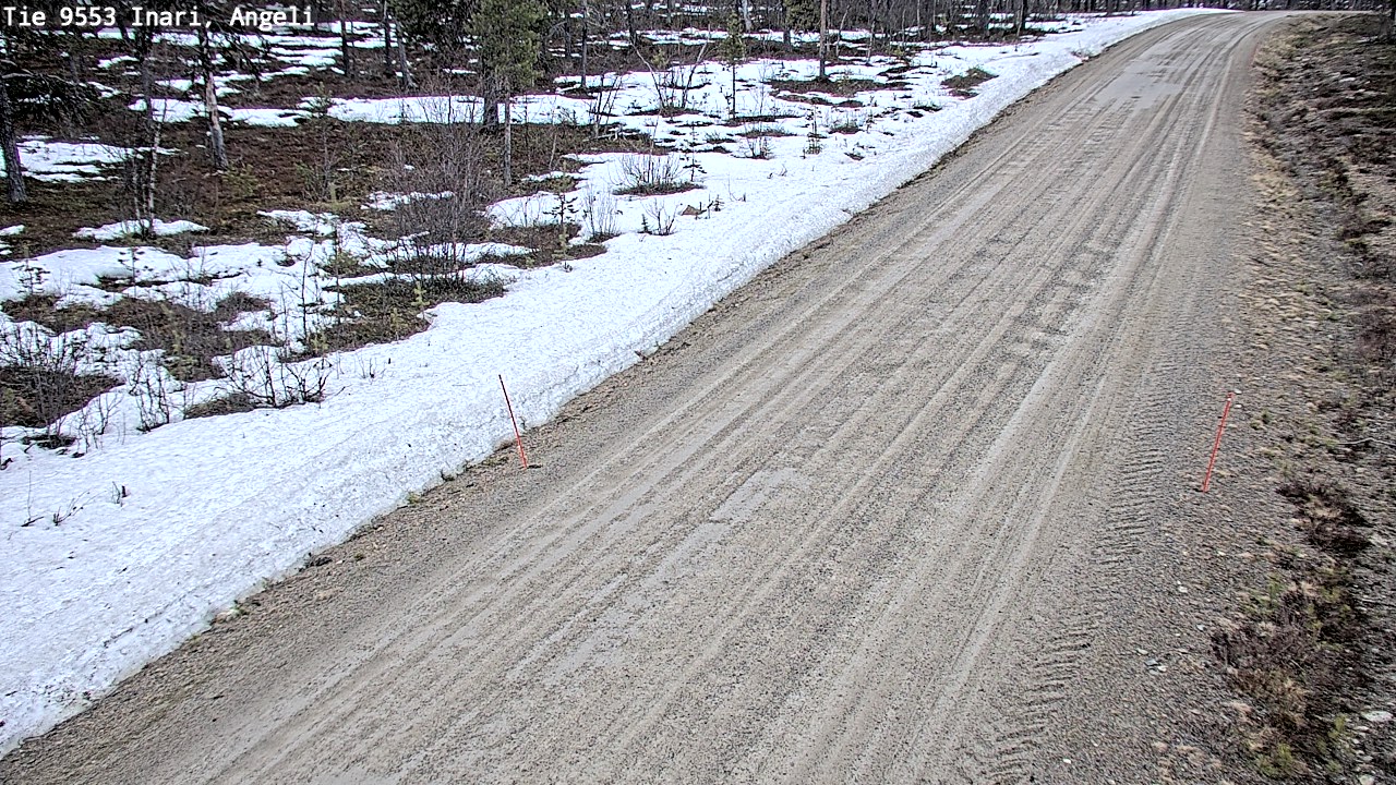 Kelikamerat Kuva Tie 9553 Inari, Angeli, Lintupuolivaara, Inari, Lappi