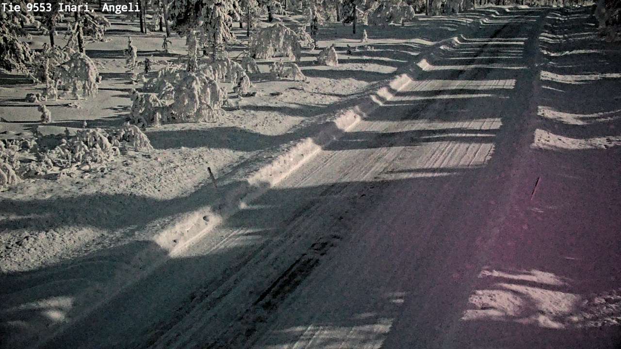 Kelikamerat Kuva Tie 9553 Inari, Angeli, Lintupuolivaara, Inari, Lappi