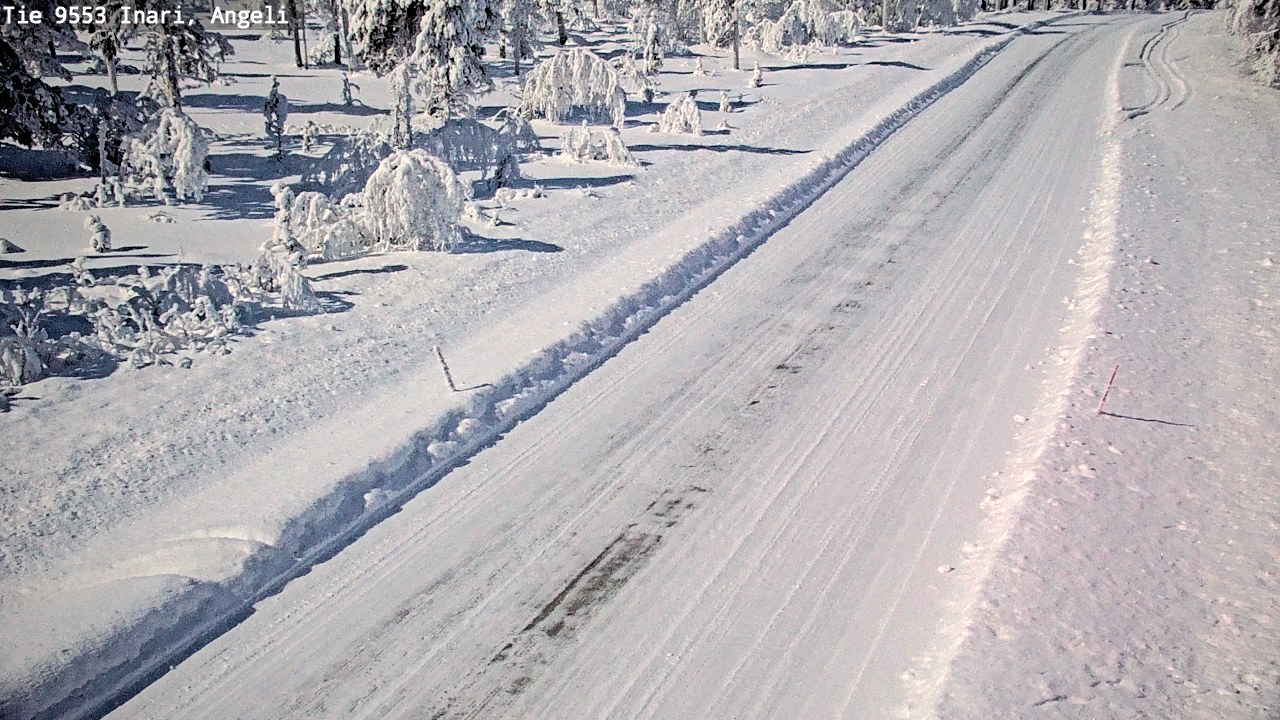 Kelikamerat Kuva Tie 9553 Inari, Angeli, Lintupuolivaara, Inari, Lappi
