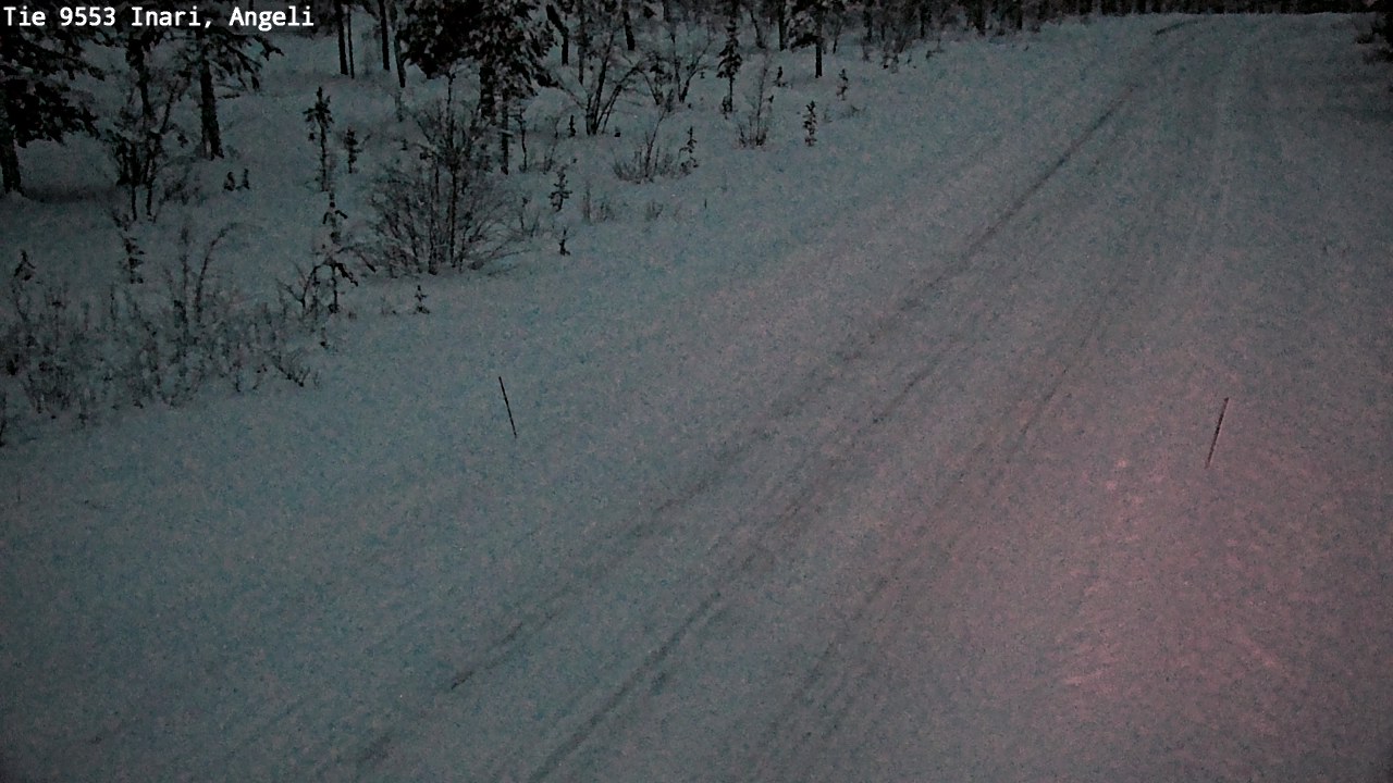Kelikamerat Kuva Tie 9553 Inari, Angeli, Lintupuolivaara, Inari, Lappi