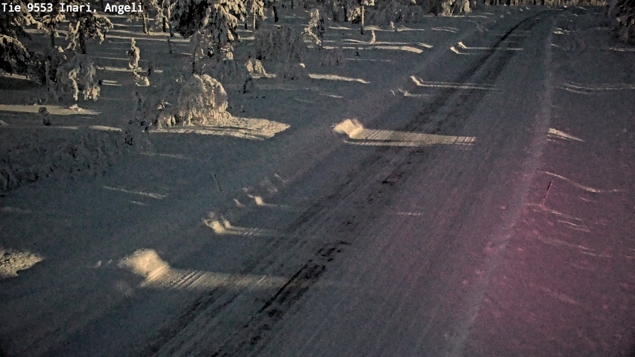 Kelikamerat Kuva Tie 9553 Inari, Angeli, Lintupuolivaara, Inari, Lappi