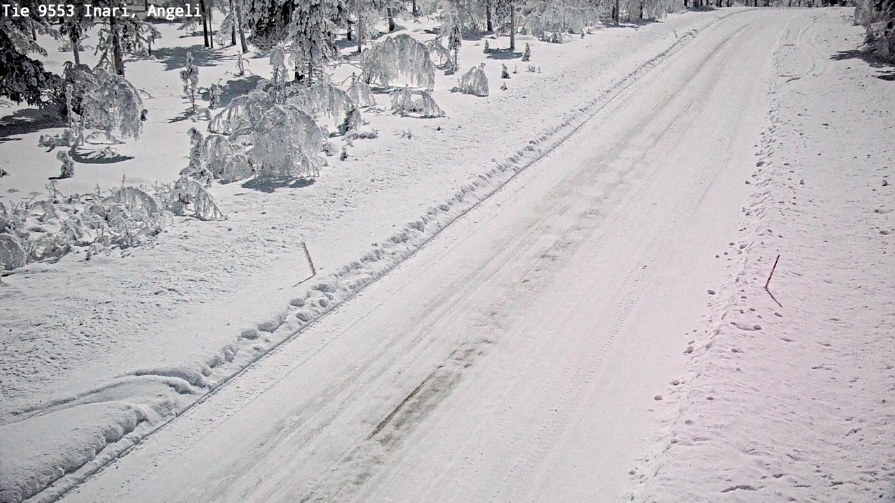 Kelikamerat Kuva Tie 9553 Inari, Angeli, Lintupuolivaara, Inari, Lappi