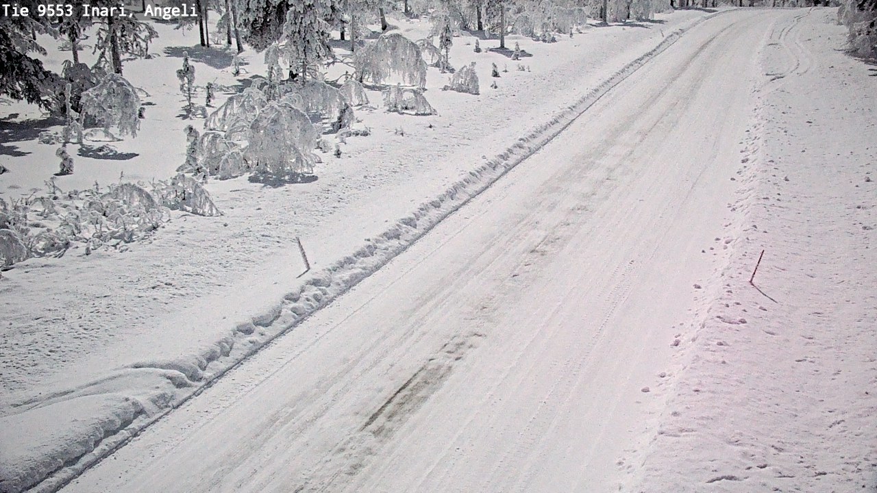 Kelikamerat Kuva Tie 9553 Inari, Angeli, Lintupuolivaara, Inari, Lappi
