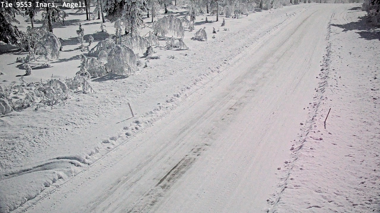 Kelikamerat Kuva Tie 9553 Inari, Angeli, Lintupuolivaara, Inari, Lappi