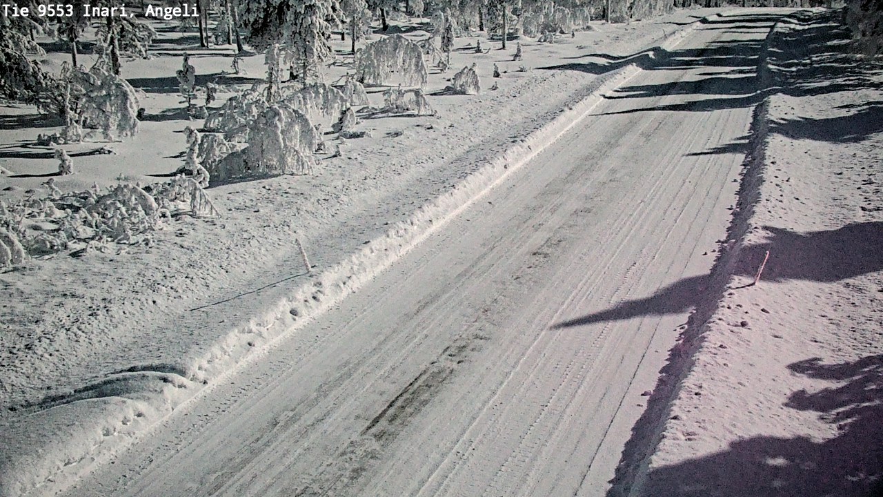 Kelikamerat Kuva Tie 9553 Inari, Angeli, Lintupuolivaara, Inari, Lappi