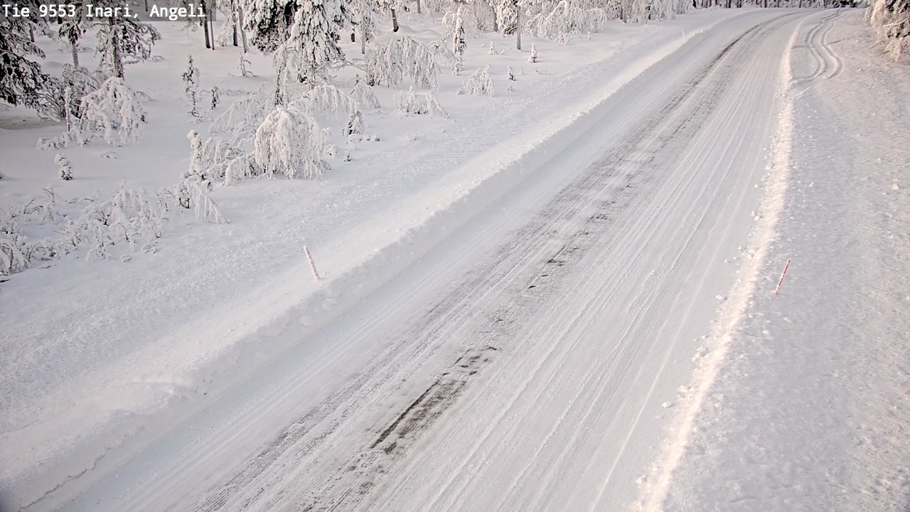 Kelikamerat Kuva Tie 9553 Inari, Angeli, Lintupuolivaara, Inari, Lappi