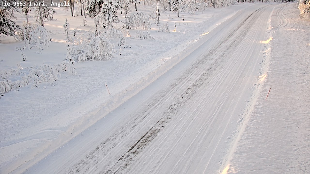 Kelikamerat Kuva Tie 9553 Inari, Angeli, Lintupuolivaara, Inari, Lappi