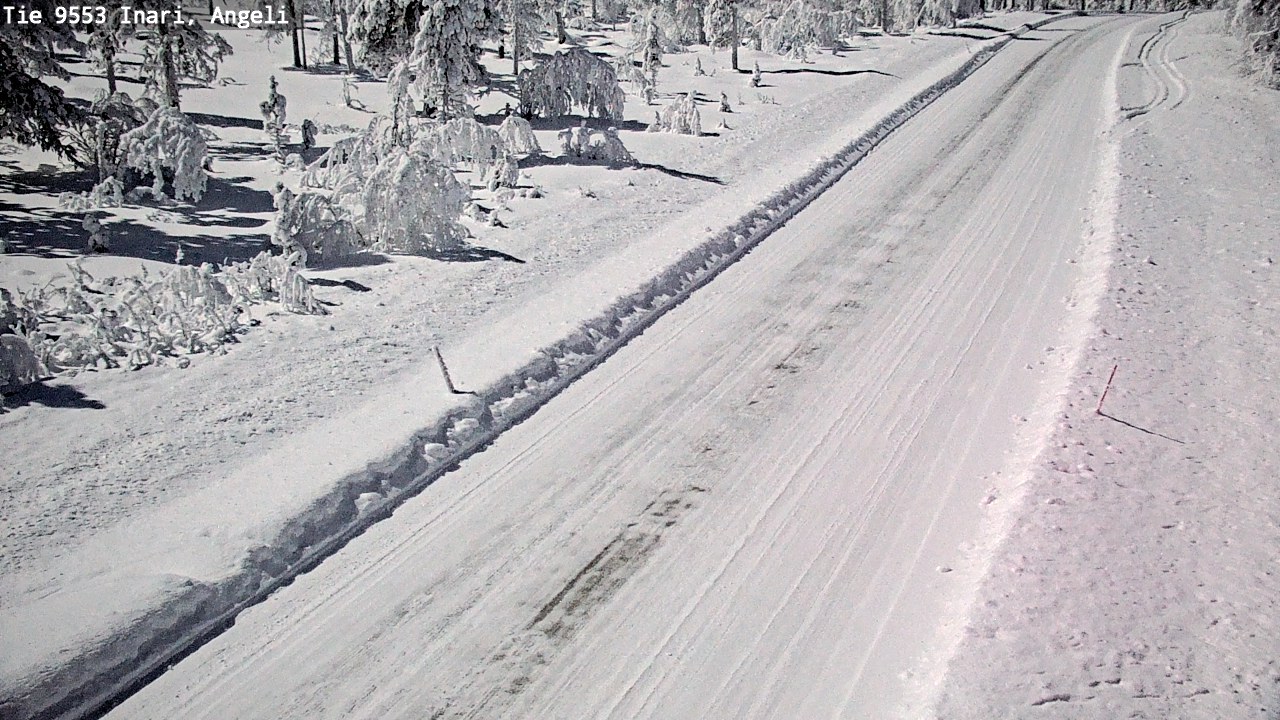 Kelikamerat Kuva Tie 9553 Inari, Angeli, Lintupuolivaara, Inari, Lappi