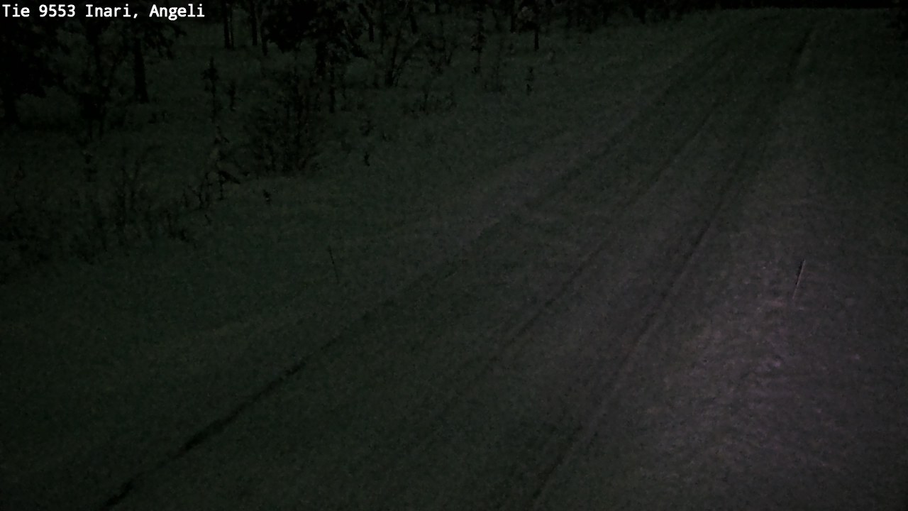 Weather Camera Image Road 9553 Inari, Angeli, Lintupuolivaara, Inari, Lappi